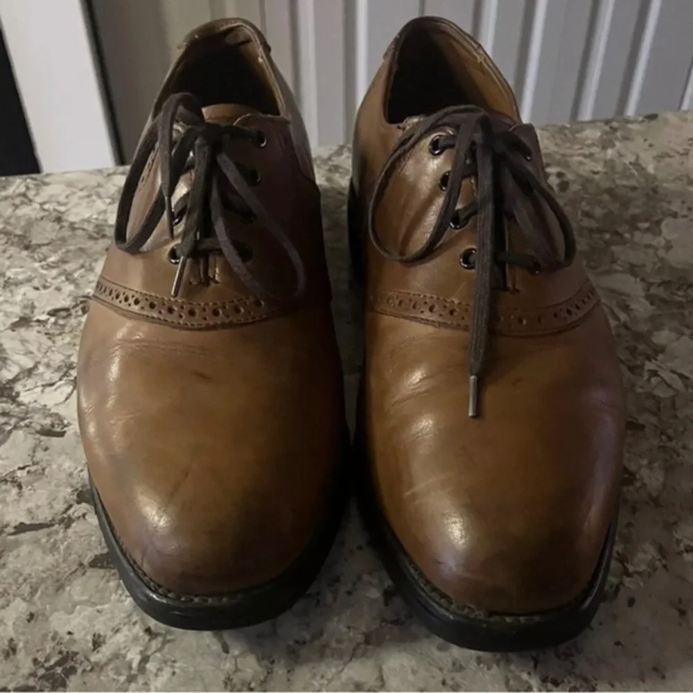 Allen Edmonds Corporate Casuals Oxfords Leather Shoes Cap Toe Size 9.5D‎